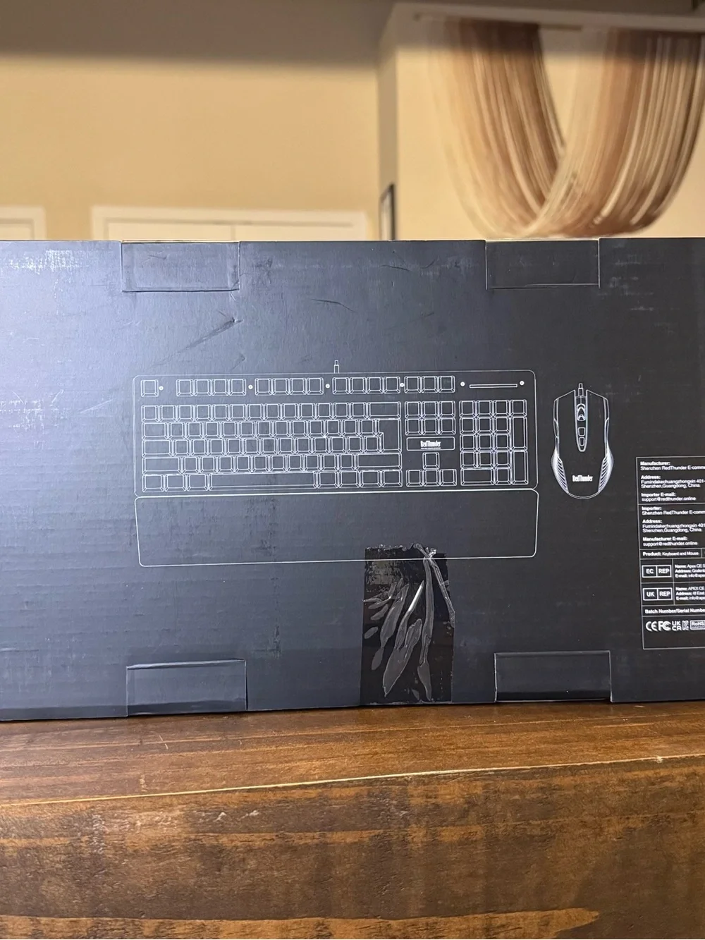 Red Thunder K10 Black Laptop Keyboard